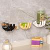Wall Hook Punch-free Trace-less Eco-friendly Creative Convenient Decorative Resin Hand Shape Storage Hook Key Accessories