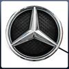 Для Mercedes Benz W176 W246 W205 W212 W207 W217 W251 W166 Серебристо-Черная Эмблема Передняя Решетка Подсвечиваемый Логотип Звезда Значок