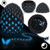 3D Printed Dragon Egg Figurine Movable Joints Luminous Loong Figure Fidget Toy Dragon Egg with Articulated Dragon Inside Decoration Ornament