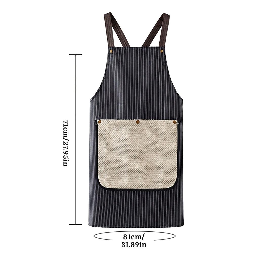 Kitchen Aprons Cooking Aprons, Waterproof Apron With Hand Towel, For Baking Grilling, Mixed Color