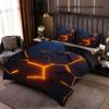 Irregular Geometric Lava Gradient 3D Print Quilt Cover Abstract Elegant Bedding Set Pillowcase Luxury Home Textiles Duvet Cover