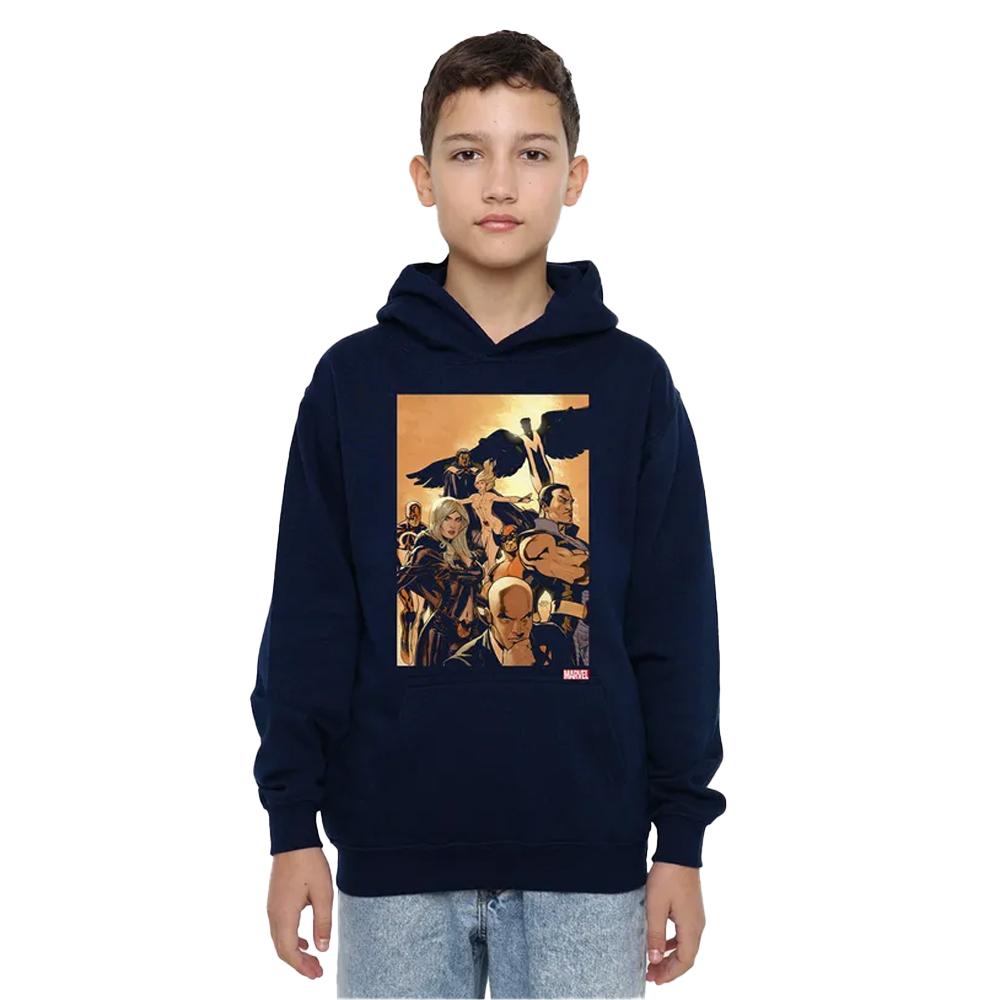 X-Men Childrens/Kids Team Cover Hoodie