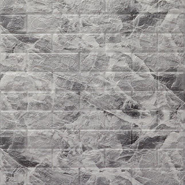 Vintage 3D Brick Stone Self-Adhesive Waterproof Background Wall DIY Living Room Bedroom Wallpaper YFme Decor 5PCS 70x77cm/27.5x30.3inch