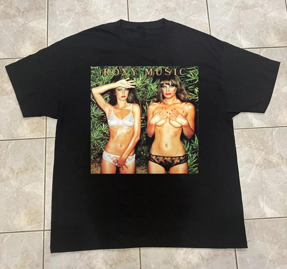 ROXY MUSIC Band Album short sleeve black color shirt KV34447