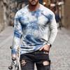 Men's T Shirt Graphic Abstract Neck Clothing Apparel Outdoor Long Sleeve Print Fashion Designer Vintage