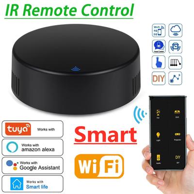 Tuya Wi-Fi ИК-пульт дистанционного управления Smart TV DVD Кондиционер Пульт дистанционного управления Универсальный контроллер Работа с Google Home Alexa