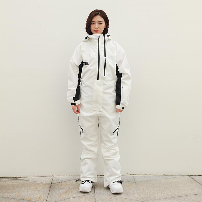 Зимний мужской и женский лыжный костюм, уличный теплый ветрозащитный водонепроницаемый костюм для катания на лыжах, сноуборде, мужская и женская лыжная куртка, лыжные штаны, зимний комбинезон