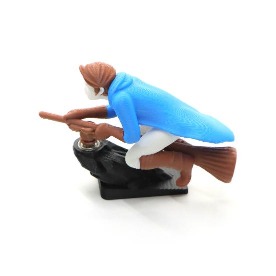 2 шт. Настольное украшение для дрифта «Летающая метла», Декор для автомобиля, Веселая игрушка-волшебник на приборную панель с плавным движением, Салон автомобиля