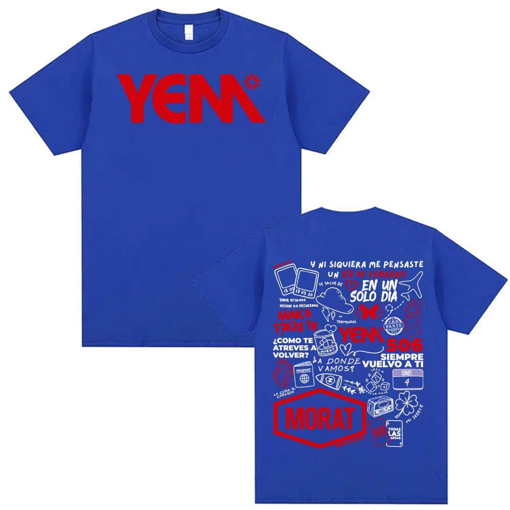 Band Morat Yem Album Print Graphic T-shirtsUnisex Harajuku High Street Hip Hop Classic T-shirt Oversized 100% Cotton T Shirt