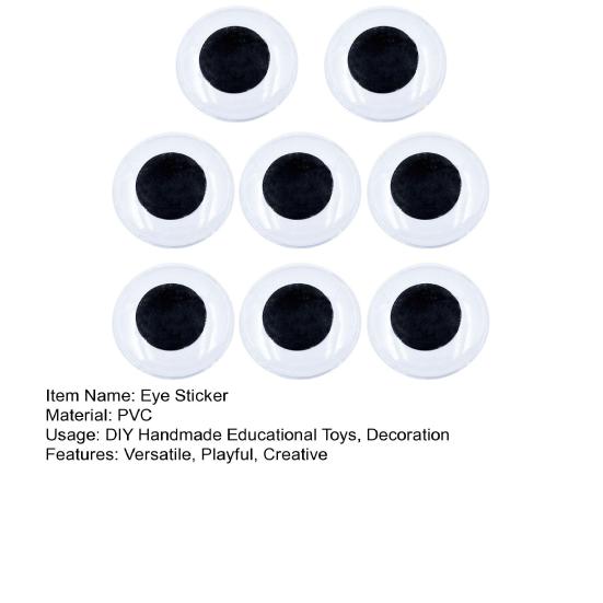 8 шт. Глаза на Хэллоуин для кустов, большие игрушечные глаза, гигантские подвижные глаза на Хэллоуин, самоклеящиеся наклейки для поделок, домашнего декора