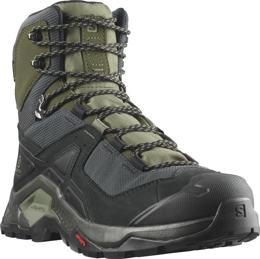 Обувь для треккинга Salomon Quest Element GTX (L41457100) black/deep lichen green/olive night