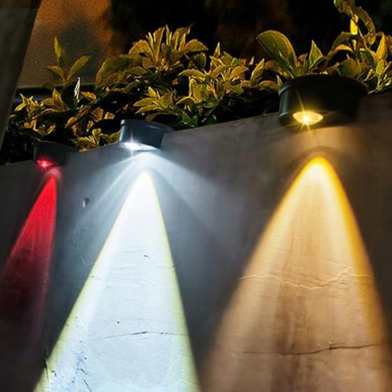 4 шт. садовый светильник водонепроницаемый беспроводной беспроводной солнечный свет для бассейна краевой светильник украшение для патио ночник лестничный забор балкон двор мини-лампа