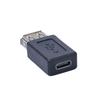 OTG USB 2.0 Female To Type C Female Adapter Coupler 5V/3A Fast Charging & 480Mbps Transmission Speed for Printers Black