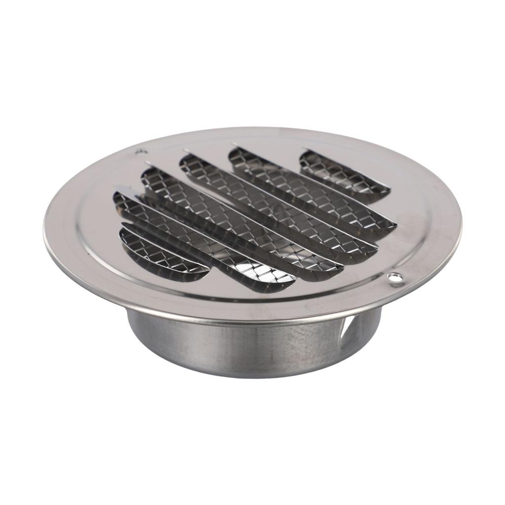 Крышка решетки воздухозаборника Защита от насекомых Круглая Серебряная