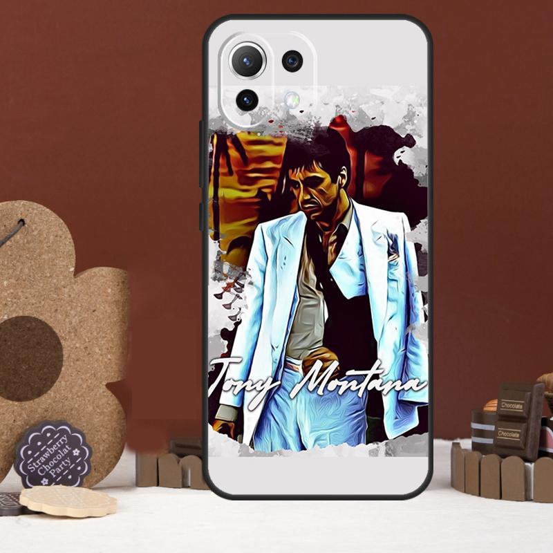 Чехол Scarface Tony Montana для Xiaomi 14 15 Ultra 15T 14T 13T 17 Pro Max POCO X7 Pro X5 X6 F5 F6 F7 F8 Ultra