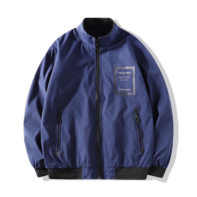 M-8XL Пальто Мужское Осеннее Корейское Версия Тренд Повседневный Весна и Осень Свободный Плюс Размер Бейсбол Куртка Красивый