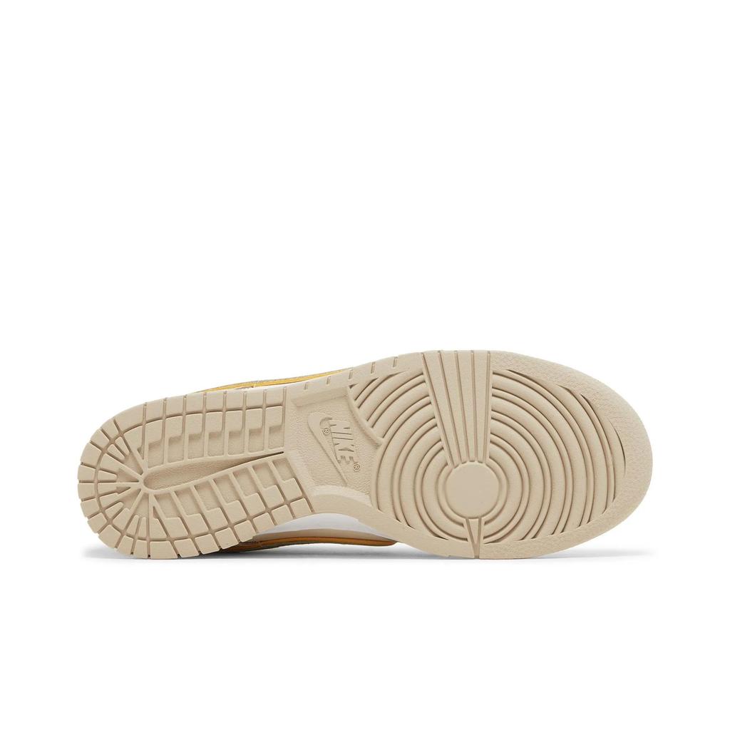 Nike Womens Dunk Low 'Pale Ivory Oil Green' (women's sizes) Pale Ivory / Oil Green / White / Laser Orange / Sanddrift Skate Shoes FQ6869 131