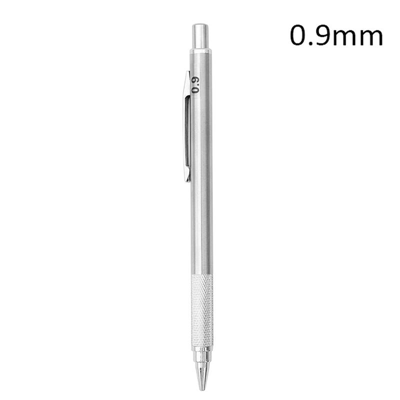2B металлический механический карандаш 0,5/0,7/0,9/1,3/2,0 мм автоматическая ручка художественный карандаш для рисования офис школьные принадлежности канцелярские принадлежности