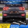 For Chery Tiggo 4 Pro 2017-2025 Car Led Rear Bumper Lamp Reflector Driving Brake Turn Signal Light Rear Fog Light Modification