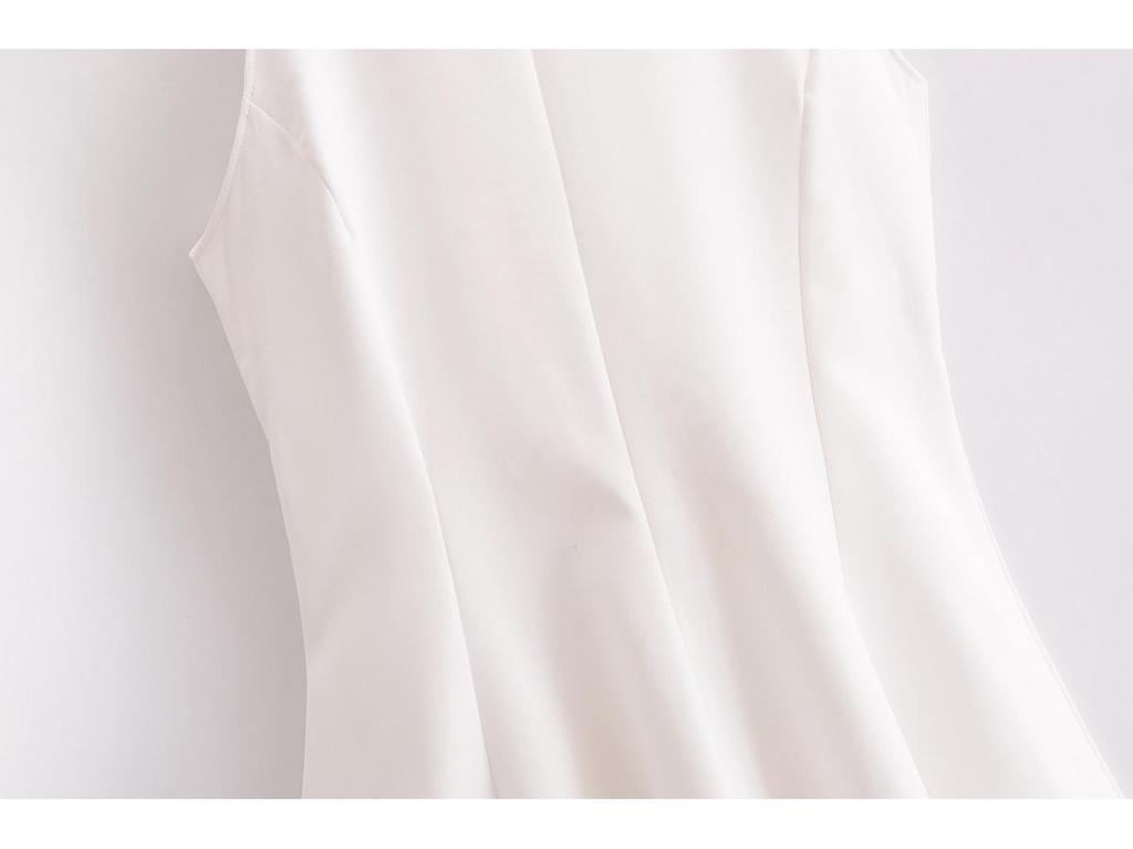 Весна 2025 Женское европейское и американское стиль приталенное платье-свинг с вырезом халтер