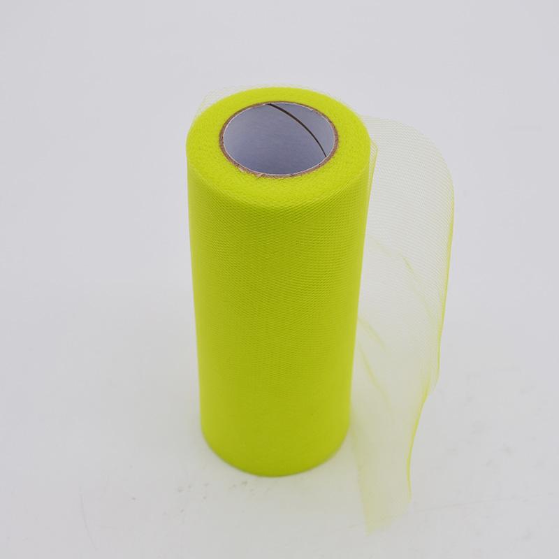 25 ярдов/партия 6 дюймов рулон тюля для свадебного украшения пачка катушка ремесло день рождения вечеринка детский душ свадебный декор принадлежности