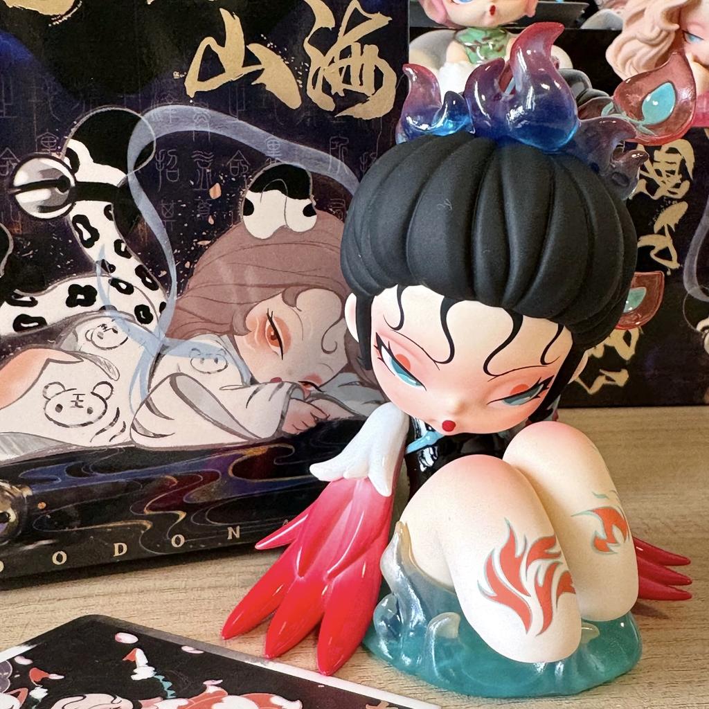 Оригинальная серия Dodo Nami 'Плавающие горы и моря' Виниловая слепая коробка Модель Кукла Фигурка Действия Игрушка Украшение Милый Игрушечный Аксессуар