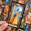 Easy Gilded Tarot English Board Game Divination Prediction Multiplayer Game