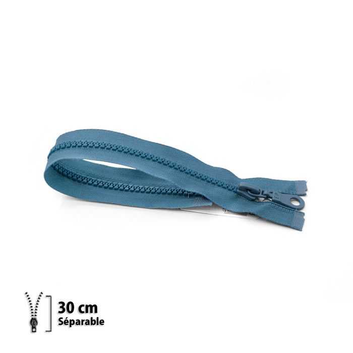 Fermeture éclair Z54 - moulée 6mm Séparable - 30 cm - 7154515030