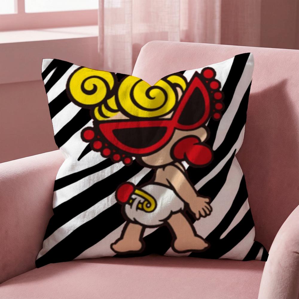 Модная наволочка H-Hysteric-M-MiniS для подушки, многоцелевая, для дома и автомобиля - Двусторонняя, мягкая и прочная для ежедневного использования