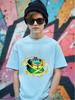 Sweet Fruit Box Kids Short Sleeve T Shirt Summer Cute Cartoon Crewneck Boys Girls 3-14