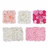 33x33cm Panel Rose Flower Wall 3D Rose Artificial Flower Backdrop  Birthday Party