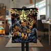 1 шт. Фланелевое одеяло с принтом ThunderCats, Высококачественное, Для всех сезонов, Декор для дома, Тепло и уют, Идеально для рождественских подарков