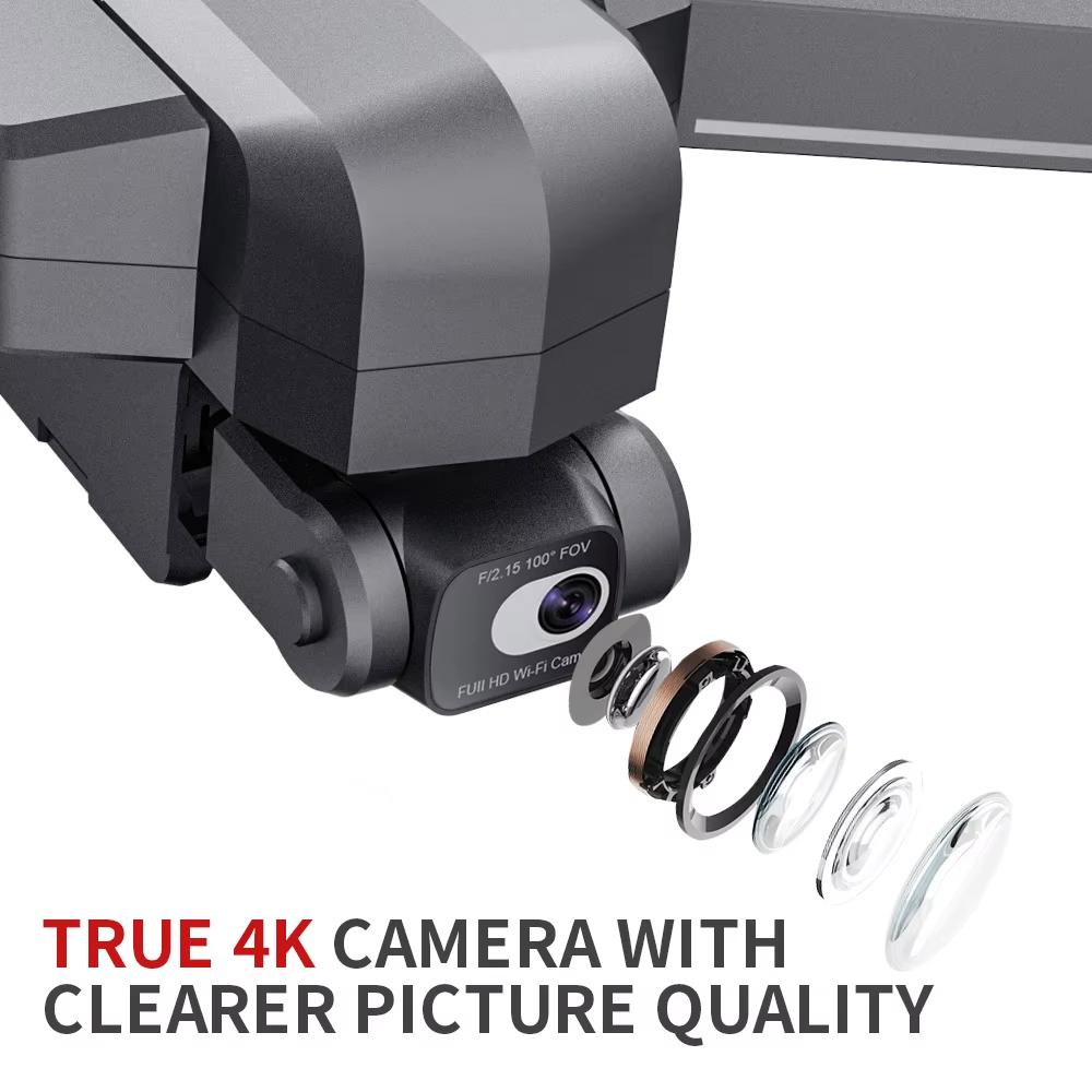 2024 Новый профессиональный дрон F11s 4k ESC HD Двойная камера EIS WIFI GPS Воздушный обход препятствий Самостабилизирующийся складной бесщеточный квадрокоптер 3 км Игрушка