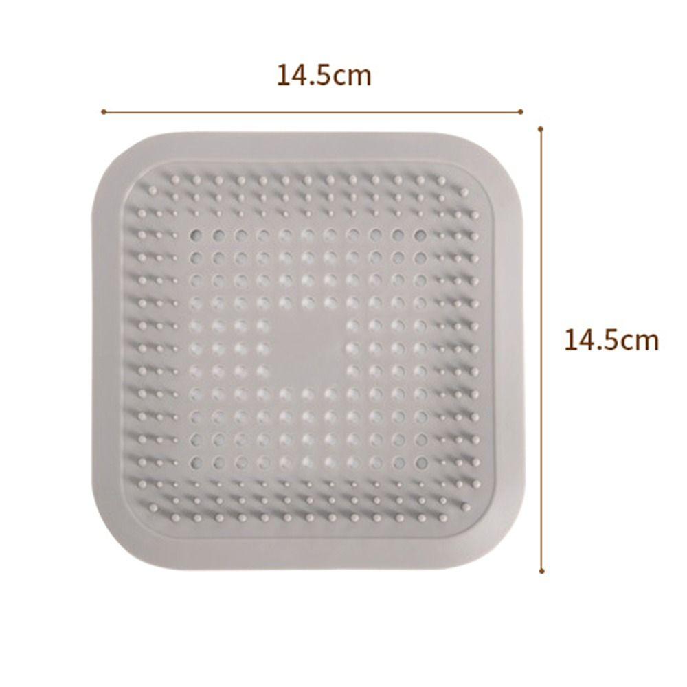 Leakage-proof Floor Drain Cover Silicone Sink Hair Filter Practical Sewer Deodorizer Bathroom