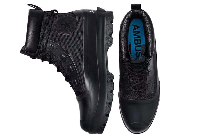 Chuck Taylor All Star Ambush x Chuck Taylor All Star Converse Duck Boot High 'Triple Black' 170588C