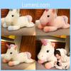Adorable Pink And White Unicorn Plush Pillow Soft Cozy Cushion For Kids Birthday Gifts