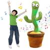 Bonistasia Cactus Toy, Dancing, Singing, Recording, Repeating, Includes 120 Songs, Birthday Gift, Cactus Plush Toy, Kids' Morning Toy (USB Charging)