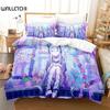 3D Print Yoisaki Kanade Anime Project SEKAI Bedding Set,Girls Adult Single Twin Queen Size,Duvet Cover Pillowcase Bedding
