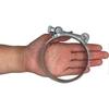 2 Pack Reinforced Clamps For 80-85mm Galvanized Steel Pipe