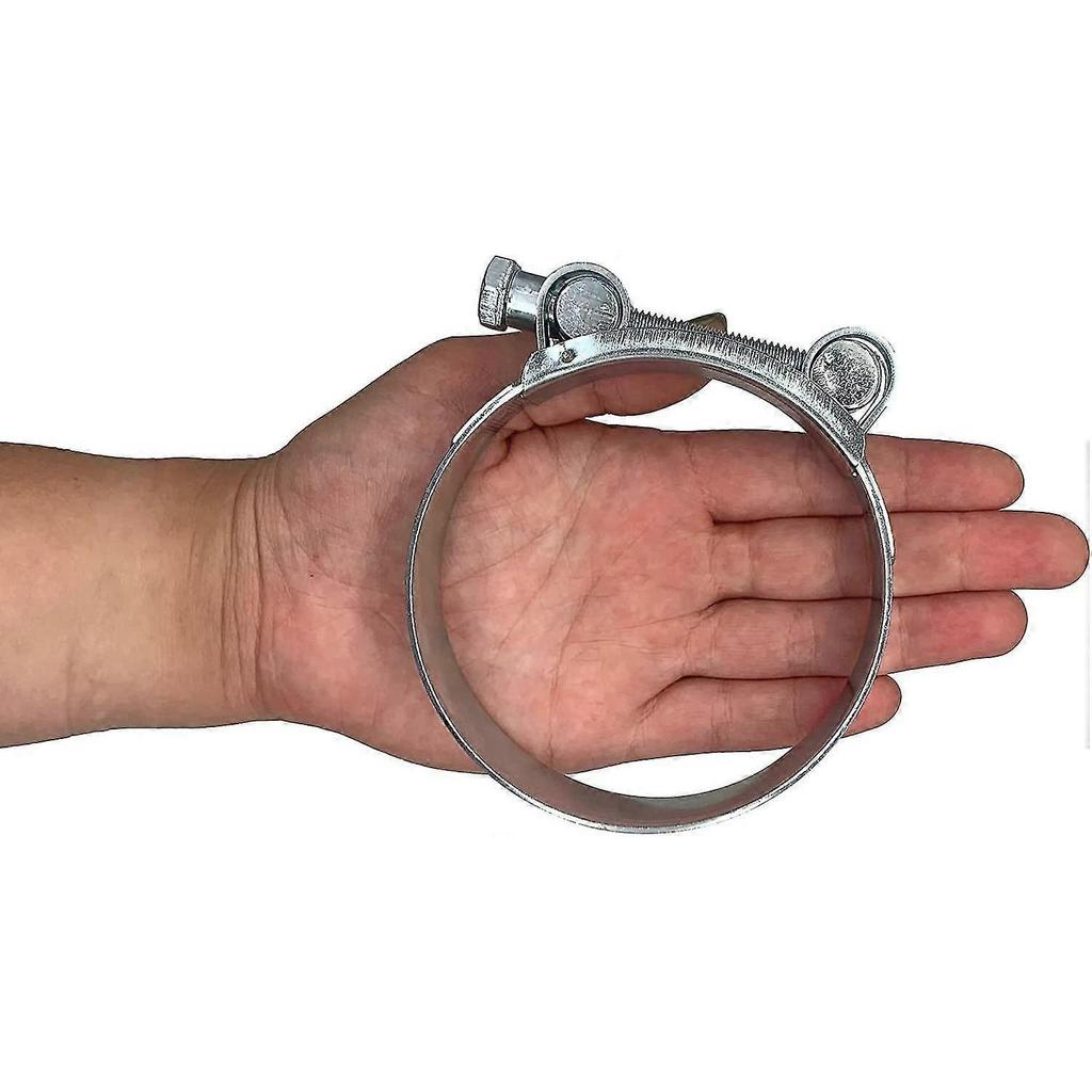 2 Pack Reinforced Clamps For 80-85mm Galvanized Steel Pipe
