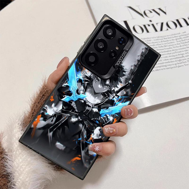 Мягкий чехол для телефона Sword Art Online Кирито для Samsung Galaxy S24 S25 FE S26 Edge S23 Ultra S22 Plus S21 + Ударопрочная задняя крышка Sh