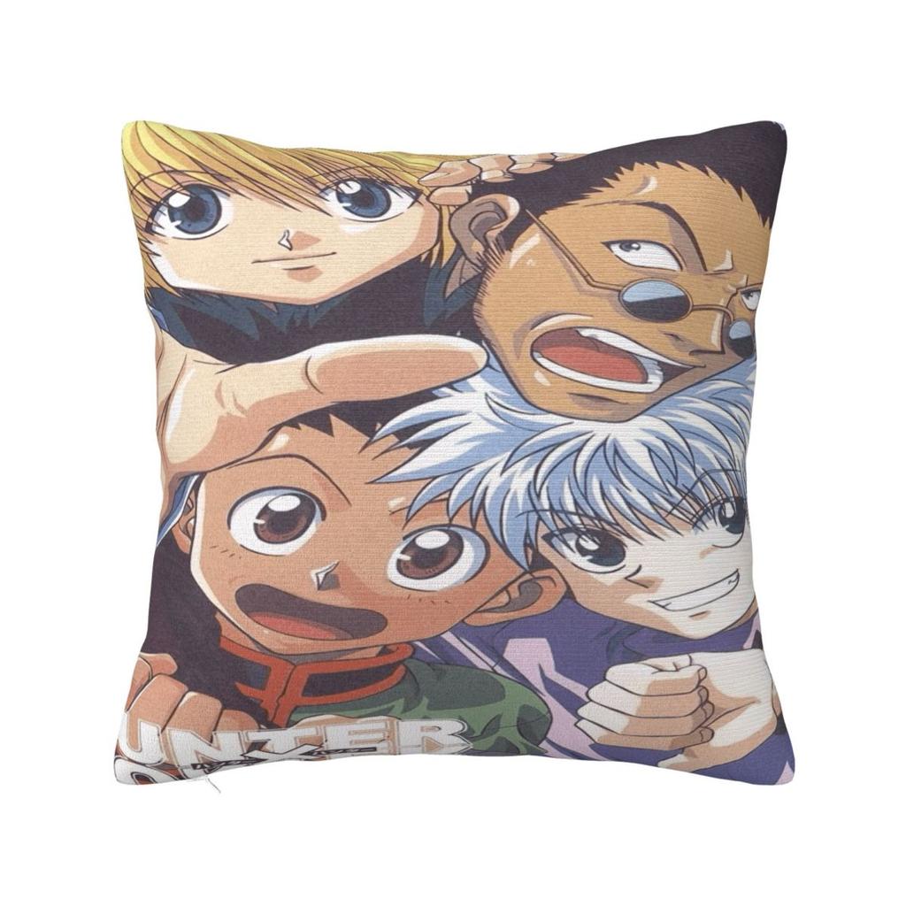 Y2K Bed Hxh Gon And Killua Hunterdecor Pillowcase Stuff Pillow Covers Zippered Multiple Sizes