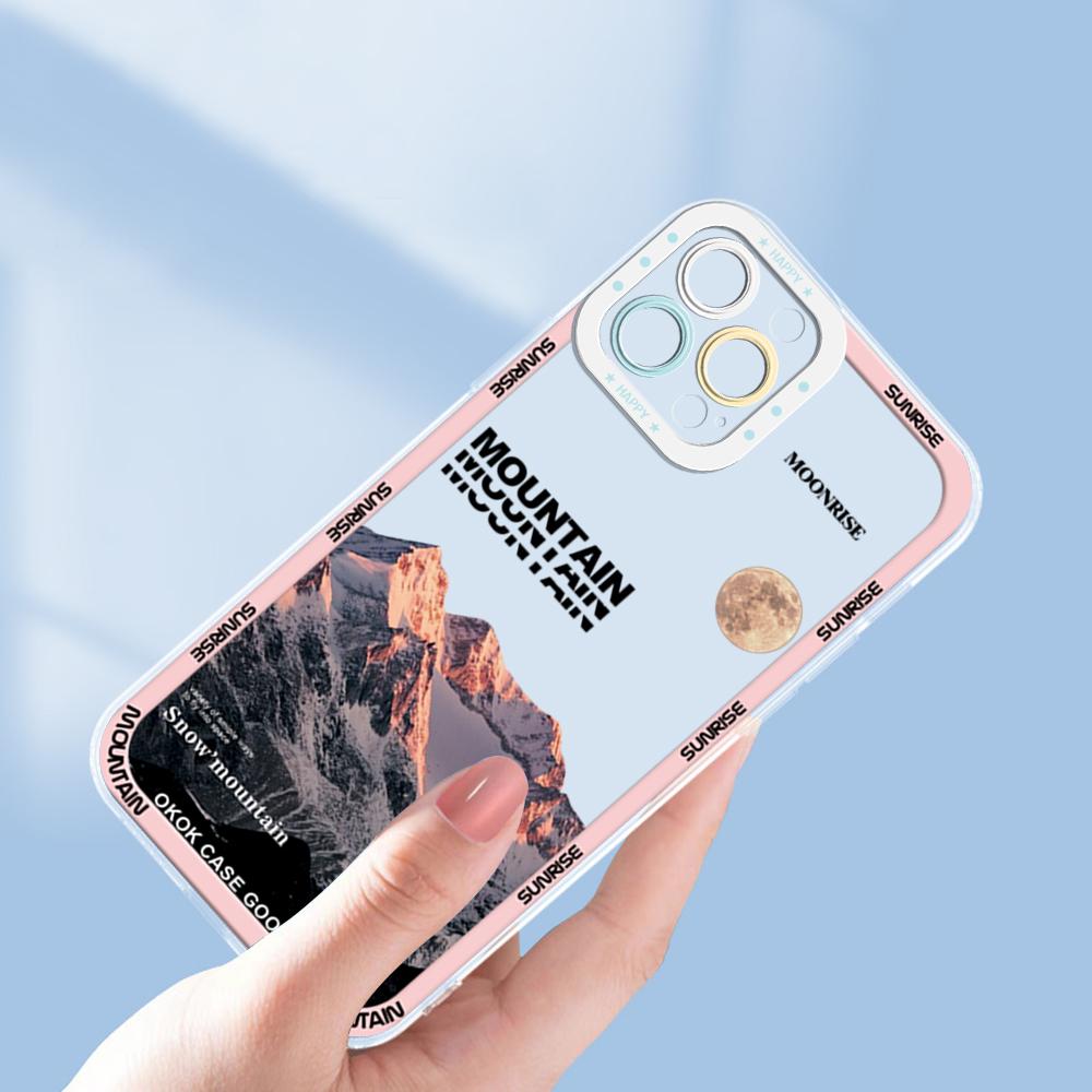 Защитный чехол для телефона Sunrise Snow Mountain, подходит для Huawei Honor Infinix Itel Tecno iPhone OPPO Realme Xiaomi Redmi Samsung Vivo