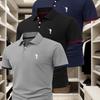 3Pcs Men'S Polo Shirt, Fashionable Business Casual with a Collar, Comfortable And Breathable Short-Sleeve Polo Shirt for Summer, a Great Gift