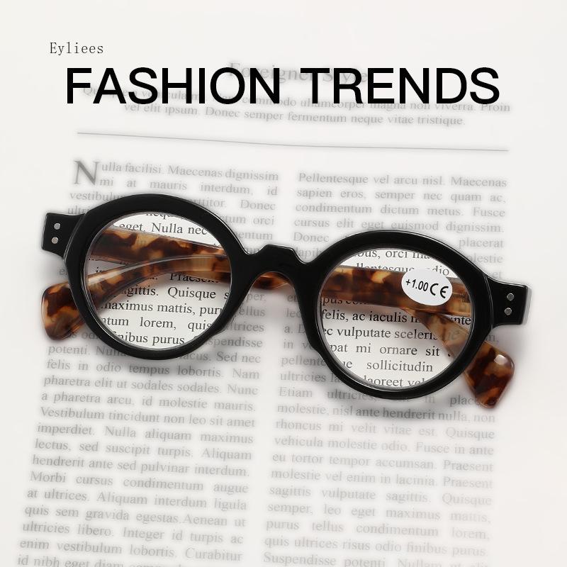 Мужские ретро очки для чтения, очки с защитой от синего света, трендовые, ультралегкие, круглая оправа, женские очки для пресбиопии, оправа унисекс