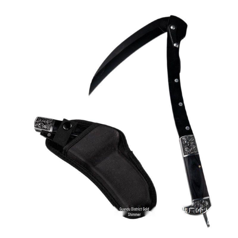 Складная нержавеющая стальная садовая серп Columbia для травы и сельского хозяйства