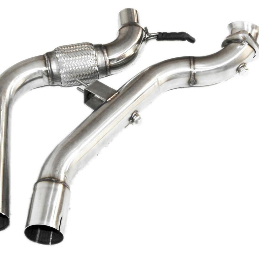 Нержавеющая сталь Даунпайп для 2015-2016 EcoBoost 2.3T Глушитель Турбо