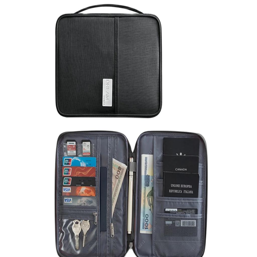 Новая многофункциональная деловая сумка для паспорта, катионная, водонепроницаемая и пыленепроницаемая, сумка для документов, портативный держатель для паспорта для заграничных поездок