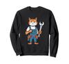 Artisan Cat Graphic Plumber & Spengler Cat Sweatshirt