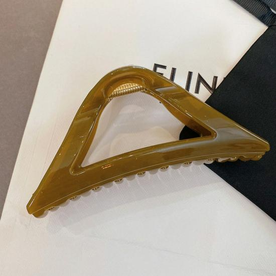 Элегантная большая треугольная заколка для волос - шикарный корейский аксессуар для волос